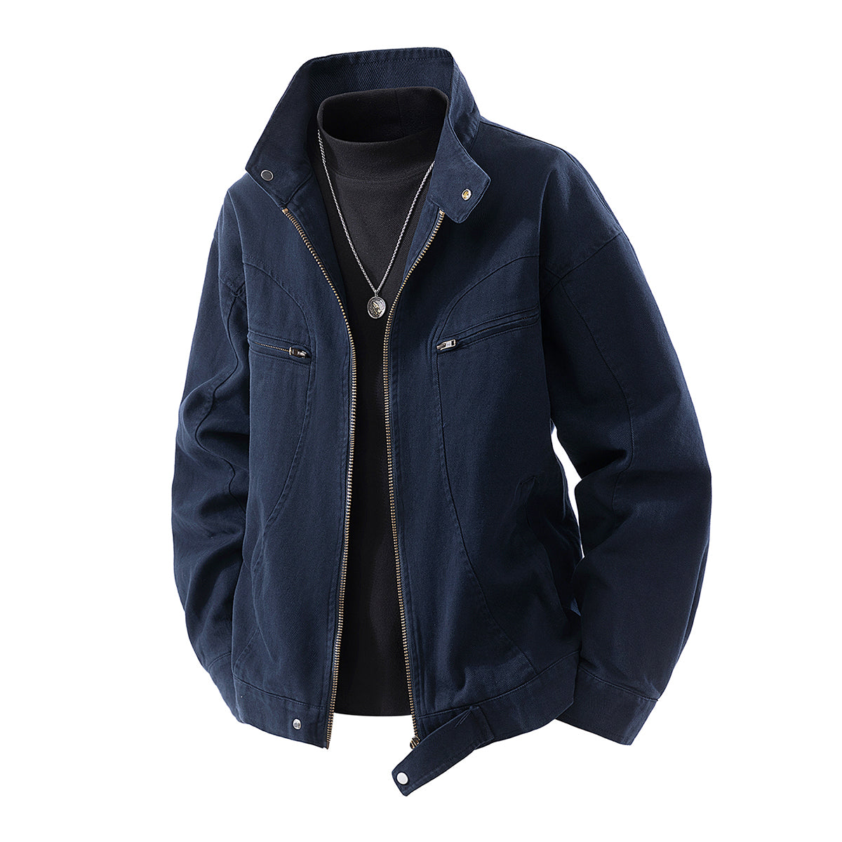 J915 American-style retro workwear water-washed distressed jacket