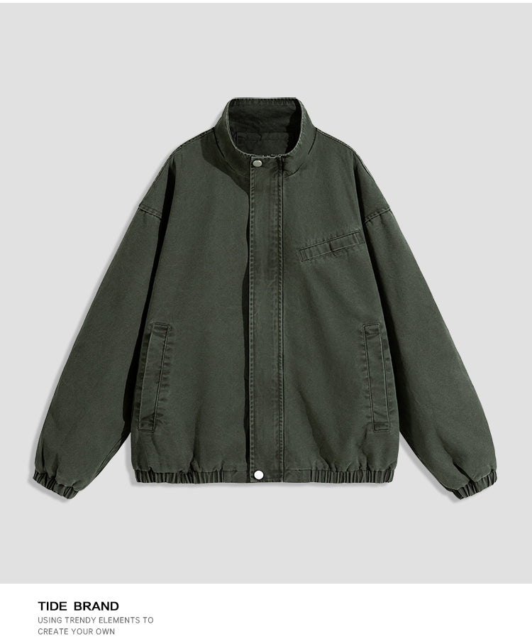 J887 American-style retro workwear jacket