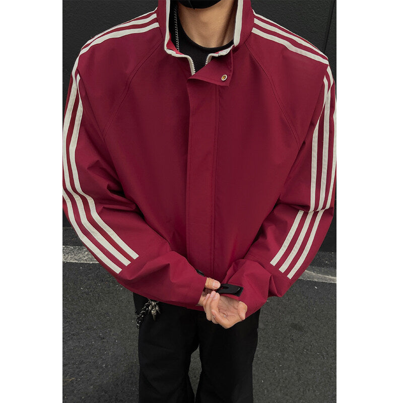 A022 Fall new style - striped jacket