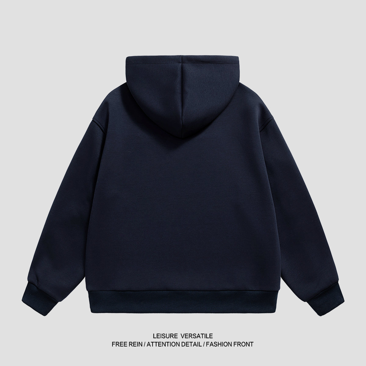 W868-470 grams of solid-color hoodie