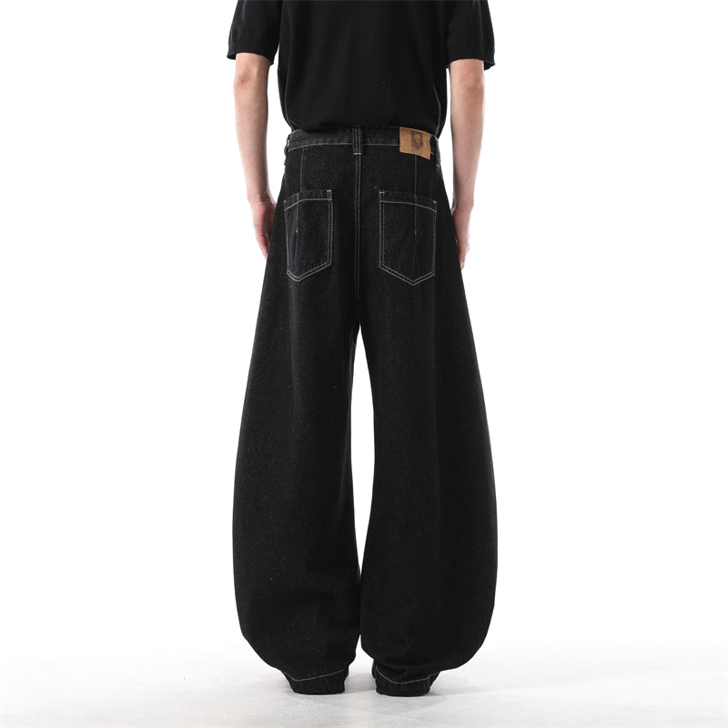 903 Retro curved-blade jeans