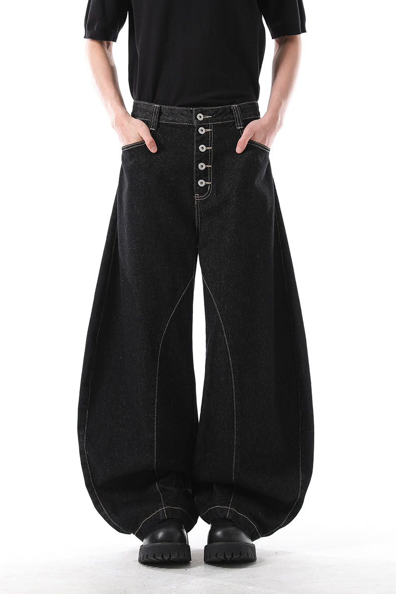 903 Retro curved-blade jeans