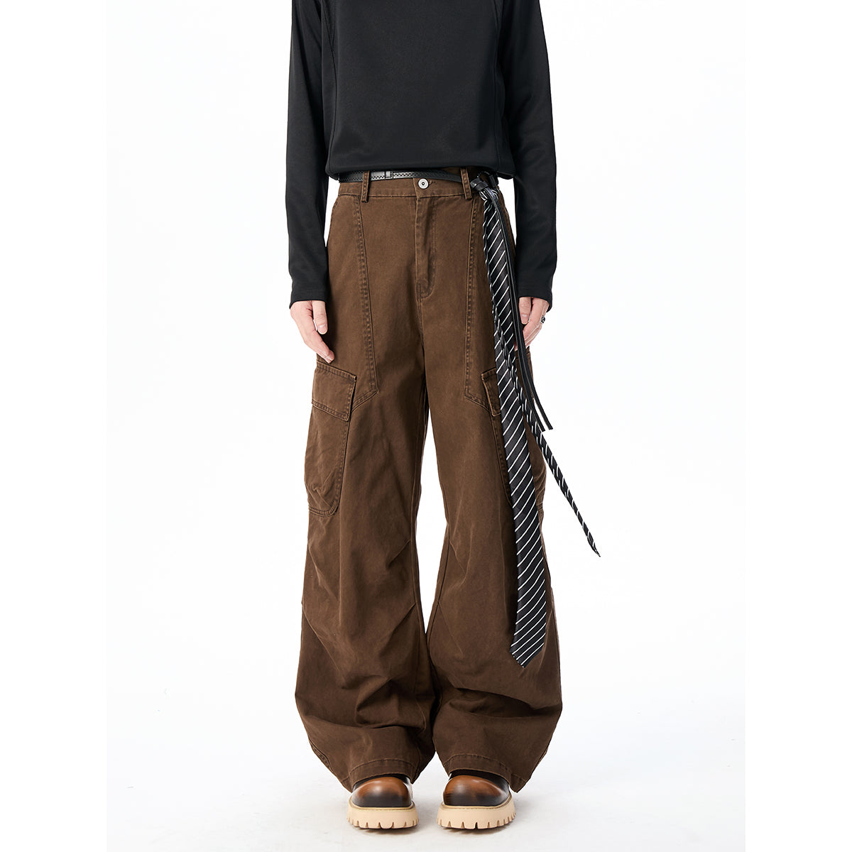 XT02 - Autumn-Winter Multi-Pocket Workwear Casual Pants