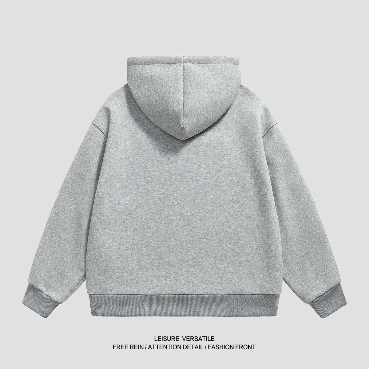 W868-470 grams of solid-color hoodie