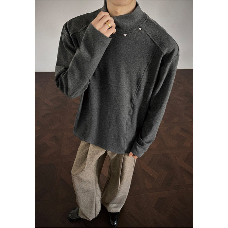 C306 Long-sleeved T-shirt for men with a straight cut
