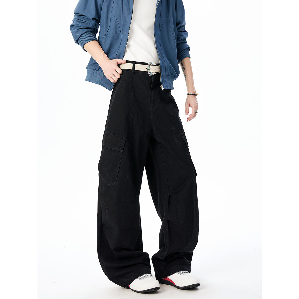 XT02 - Autumn-Winter Multi-Pocket Workwear Casual Pants