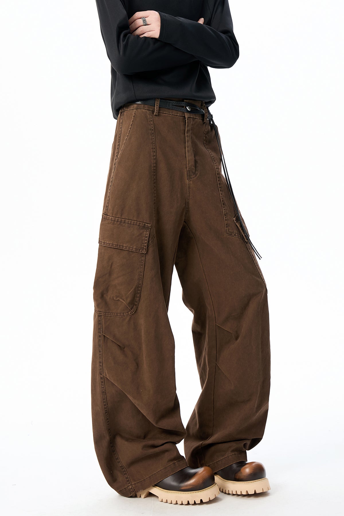 XT02 - Autumn-Winter Multi-Pocket Workwear Casual Pants
