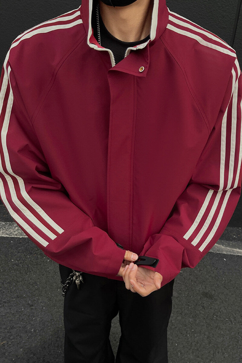 A022 Fall new style - striped jacket